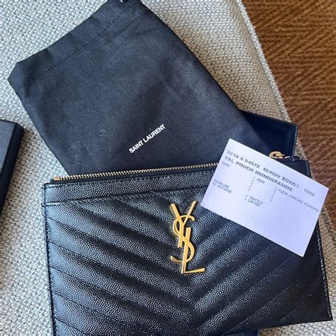 ysl mens pouch|ysl pouch monogramme.